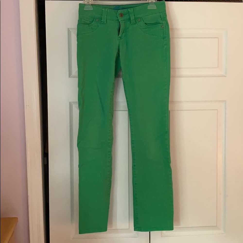 Green Skinny Jeans